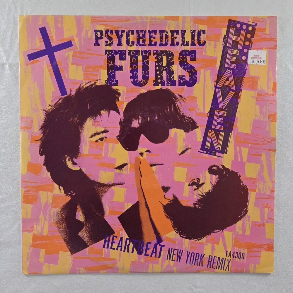 The Psychedelic Furs - Heaven Heartbeat CBS 1984 TA 4300 VG+ Tested 12" 45rpm